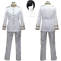Amazon.co.jp: LUCKYCOS 本田菊 軍服 コスプレ 衣装 ヘタリア